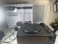 Seasonlife R608 Bluetooth Record Player Turntable 3-Speed Working Used