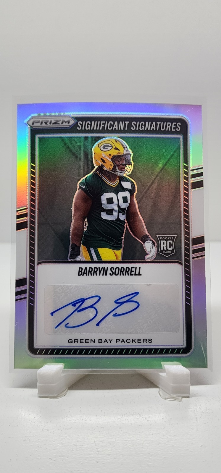 2025 Panini Prizm - Significant Signatures Barryn Sorrell #SSI-BSL (AU, RC)