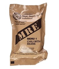 Military MRE Individual Menu Single Meal 2026 Insptn Date Camping Hiking Food