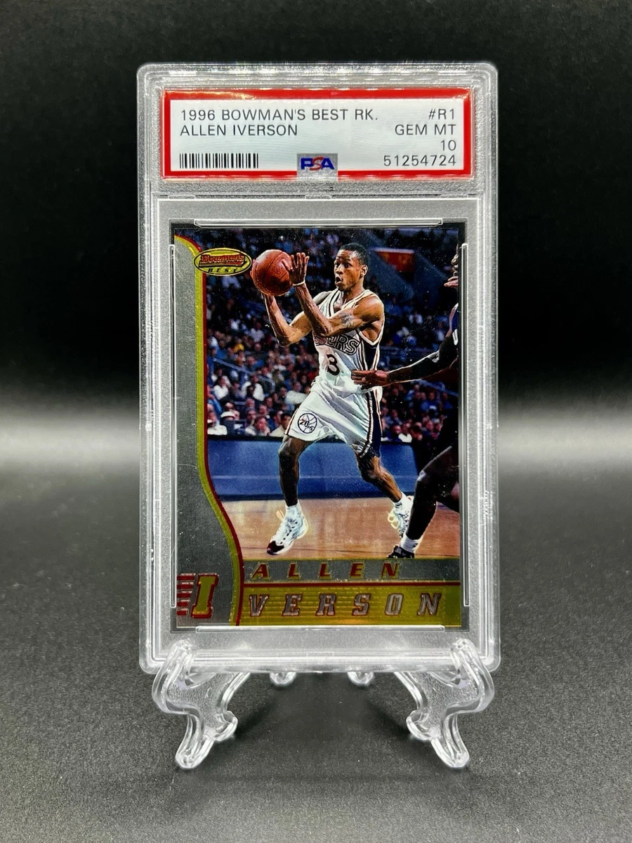 Allen Iverson 10 Graded Basketball Sports Trading Cards