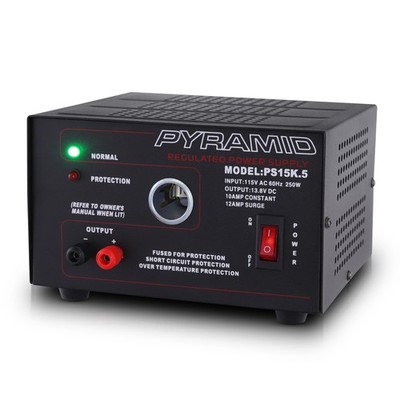Universal Compact Bench Power Supply - 10A Linear Regulated AC-to-DC Converter