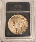 1925 United States Peace One Dollar Silver Coin $1 ~ Circulated VG Very Good