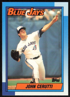 1990 Topps TIFFANY #211 John Cerutti   - FREE SHIPPING