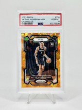2023-24 Panini Prizm - Victor Wembanyama (RC) - Orange Ice Prizm - PSA 10