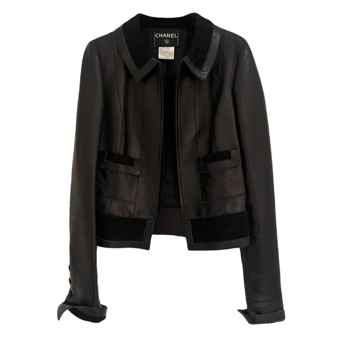 Vintage Chanel leather jacket