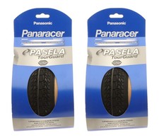 Panaracer Pasela Tourguard Clincher Tires 26x1.5 Blacktan Road Pair New Nos