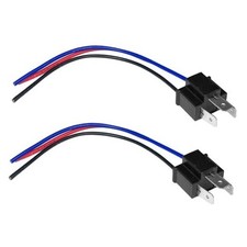 H4 Headlight Wire Socket Connector, 3 Wire Way Male/Female Headlight Male/2PCS