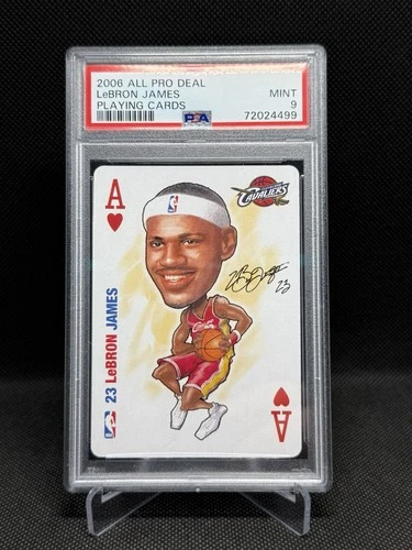 Lebron James 2006 All Pro Deal Playing Cards Psa 9 Mint Cavaliers