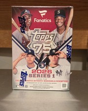2026 Topps Series 1 Baseball Fanatics Exclusive Blaster Box - Factory Sealed