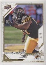 2019 Upper Deck CFL Gold 11/50 Ted Laurent #199 l5j