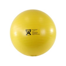 Inflatable Exercise Ball - Yellow 17.7", Durable Extra Thick Non-Slip Stabili...