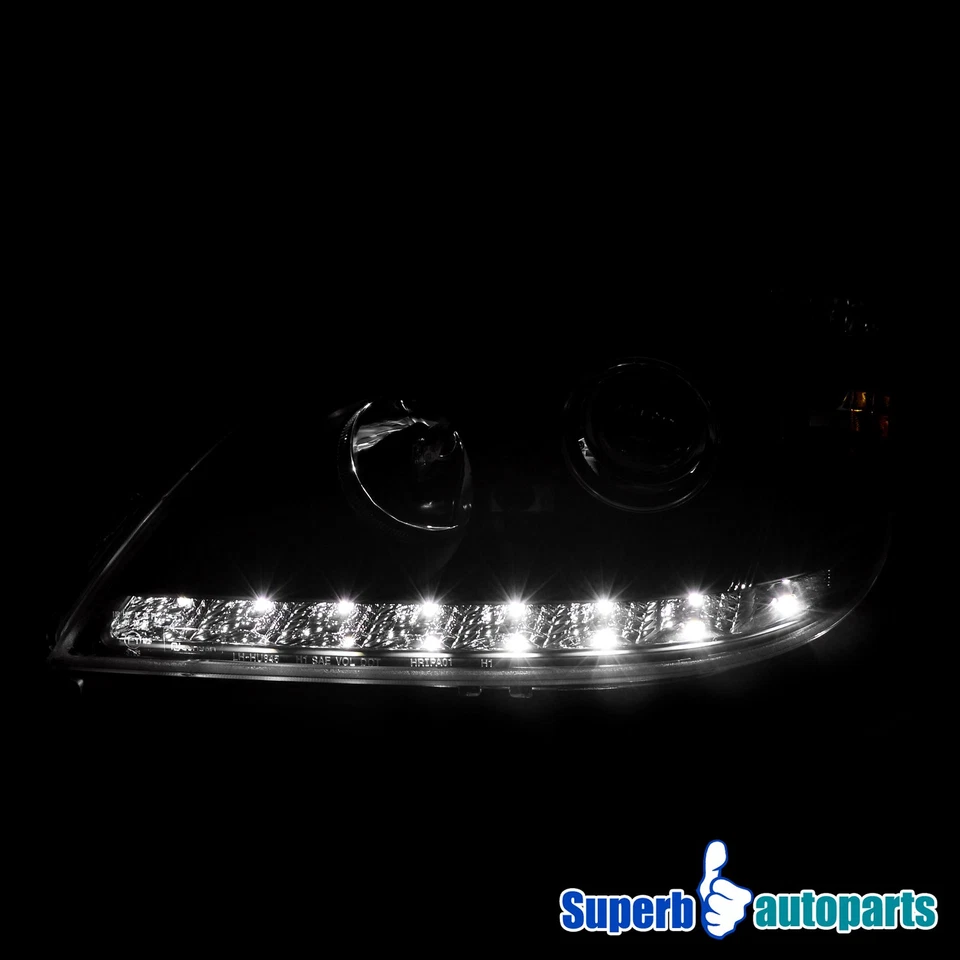 Fits 2002-2005 Benz W163 ML-Class Projector Headlights Black ML320 ML55 Foto 3 de 4