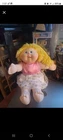 Cabbage Patch Kids Vintage Retro Style Yarn Hair Doll - Original Blonde Eyes 16”