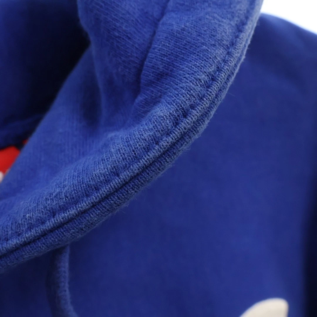 Felpa con cappuccio SUPREME 15AW S logo pullover felpa blu usata aec31352101fcf7f