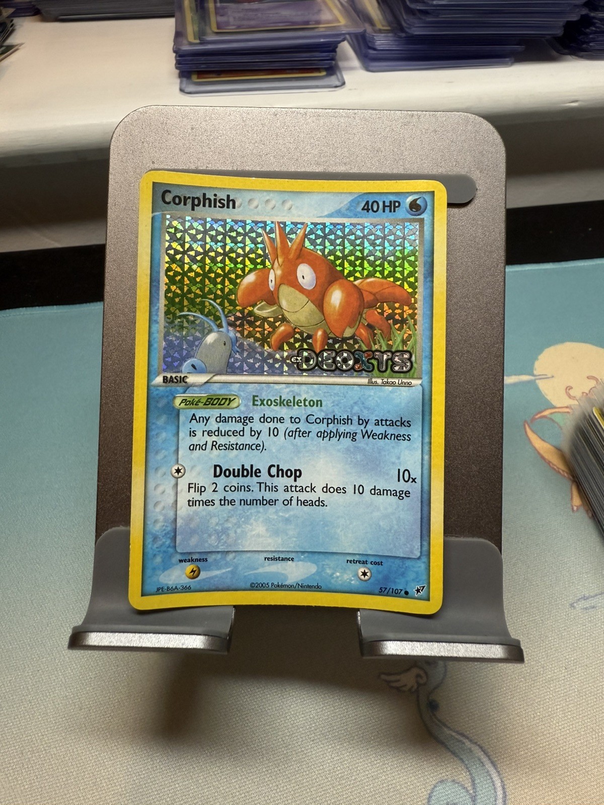 Corphish 57/107 Reverse Holo Common Deoxys Pokemon NM