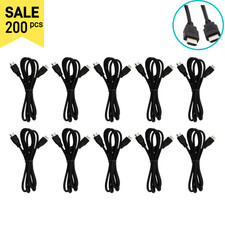 Lot Of 200 Count HDMI Cable High Speed 5ft Black HDMI Cable Brand New 1080P PS3