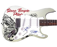 Stone Temple Pilots Signed Autographed Custom Graphics Guitar ACOA