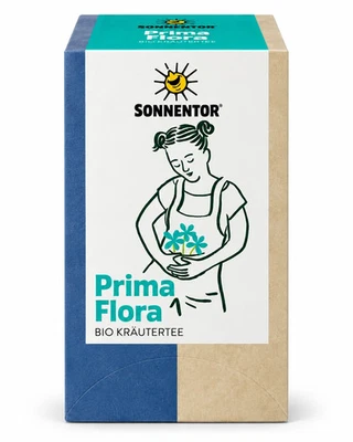 Sonnentor Prima Flora Tee Bio 18 Beutel Kräutertee Fenchel Grüner Hafer vegan - Bild 1 von 4