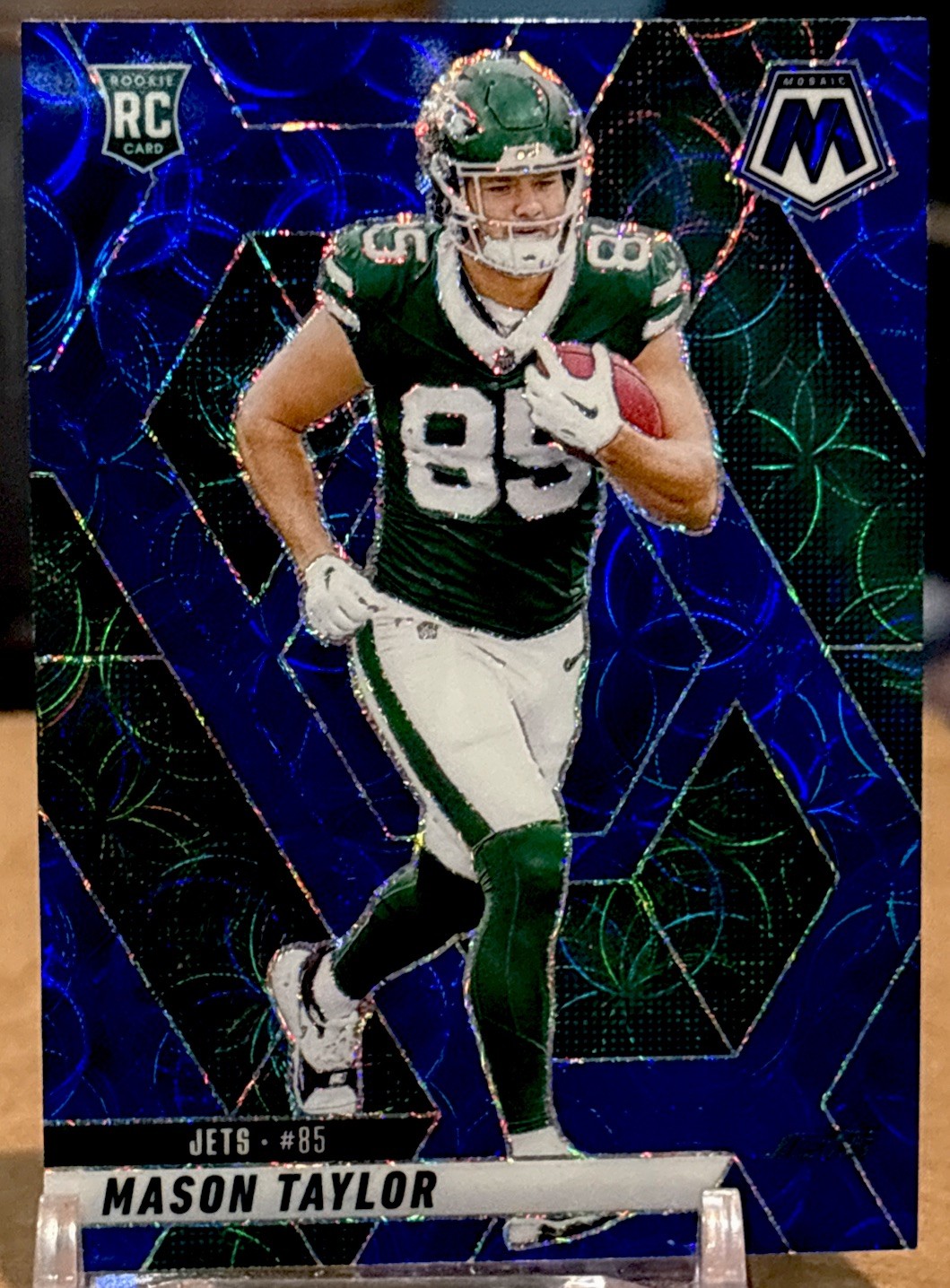 2025 Panini Mosaic Football Mason Taylor (RC) #324 Blue Scope