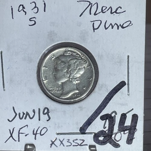 BETTER DATE MERCURY DIME 1931 S In  Nice XF Condition XX352