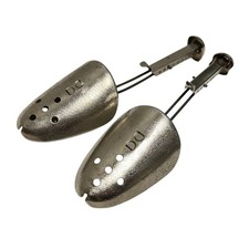 VTG Hammered Metal EKCO Shoe Tree Shoe Stretcher Shoe Shaper Adjustable Pair LN