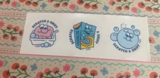 Soap N Suds Scratch N Sniff Small Sticker Strip Of 3 Stickers