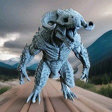 Fallout Deathclaw Mini D D 3D Printed Fantasy Horror TTRPG Miniature 5" Tall FDM