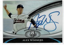 2011 BOWMAN PLATINUM ALEX WIMMERS AUTO AUTOGRAPH RC