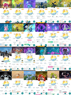 #ad Pokémon Go Shiny Legendary Lv 50 3 Moves Trade Lucky Trinket $185.00