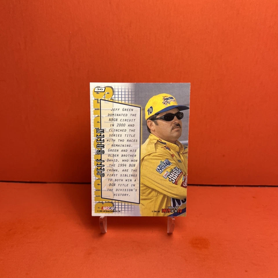 2001 Wheels High Gear Jeff Green #36 EX🦄 - Image 2 of 2
