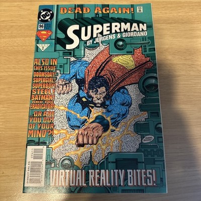 Superman #96 Dead Again Virtual Reality Bites 1995 DC Comics