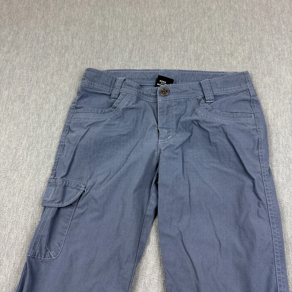 Kuhl Pants Kids Youth Medium 10 Blue Splash Roll Up Cargo Hiking Outdoors Trail - Image 2 of 4