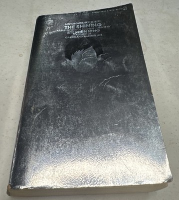 Stephen King THE SHINING 1978 True 1st Signet Printing Paperback Silver Foil