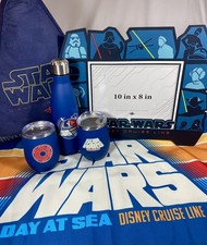 Disney Cruise Star Wars Day at Sea Pillow, Cup Set, Bed Runner + Frame