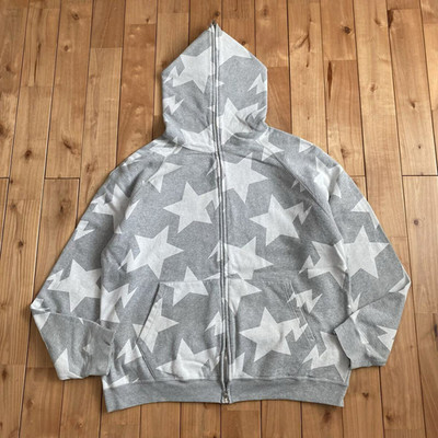 BAPE Sta Full Zip Hoodie a bathing ape star BAPESTA NIGO Size L | eBay