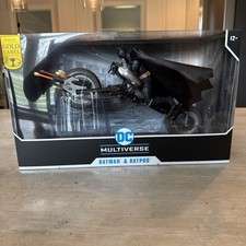 DC Multiverse Batman & Batpod The Dark Knight Rises Gold Label 7  Fig Mcfarlane