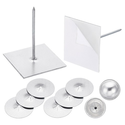 #ad 50 Sets Self Stick Insulation Pins 2 1 2 Inch Self Locking Washers Round $39.07