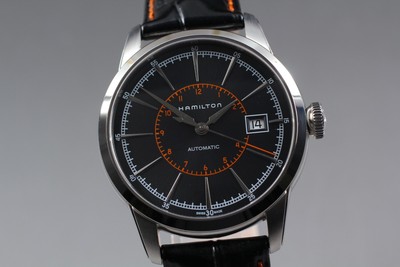 [ w/Box, Paper ] Hamilton American Classic RailRoad H405550 AT Men's Watch JAPAN