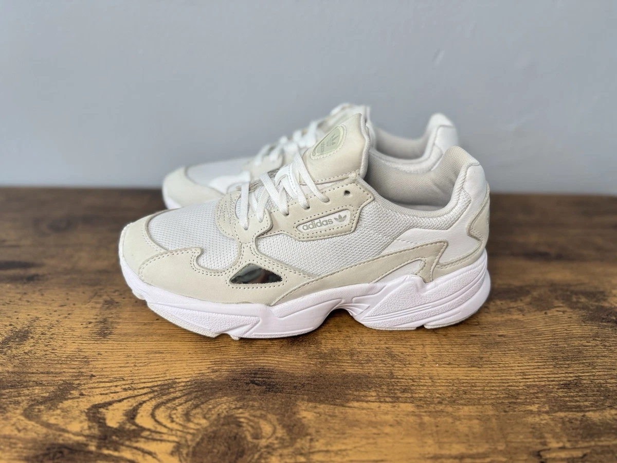 adidas Falcon Triple White W for sale | eBay