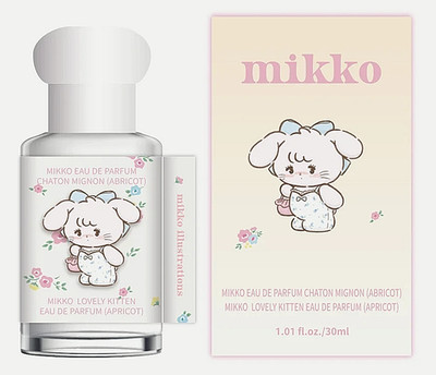 Miniso Mikko Lovely Kitten Eau De Parfum/Perfume (Apricot)
