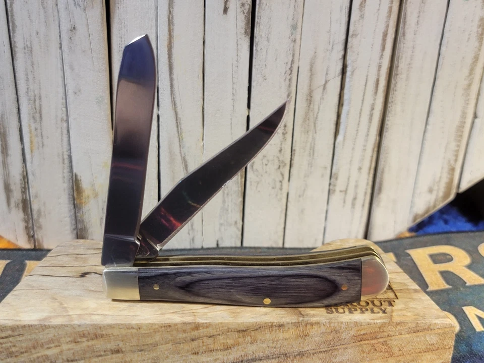 Navaja de bolsillo Schrade Old Timer 94OTH Trapper 3" cerrada nueva en caja Foto 3 de 4