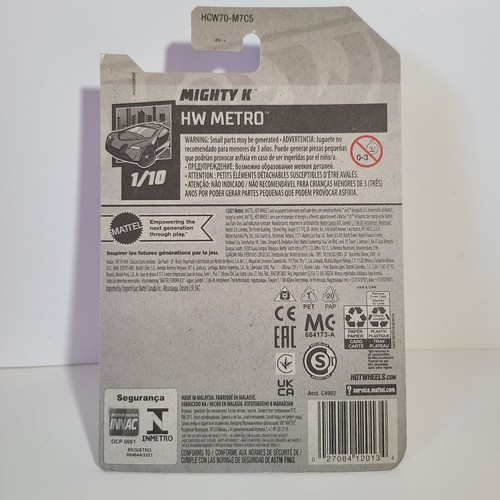 New Sealed 2021 HOT WHEELS Pink MIGHTY K 5/250 HW Metro 1/10 Die-Cast 1:64 A4 - Picture 2 of 2