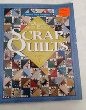 LEISURE ARTS QUICK AND EASY SCRAP QUILTS PATTERN BOOK QUILTING BOOK
