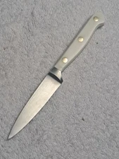 Wusthof Dreizack Classic Utility Paring Knife 4066 9cm White Germany X50CrMoV15