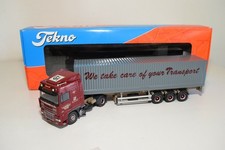 A5 75 1:50 TEKNO DAF 95XF GVD HEIJDEN & ZN. TRUCK WITH CONTAINER TRAILER MIB
