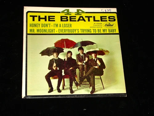 The Beatles 45 EP CAPITOL 5365 4 By 4 The Beatles 1965 COVER ONLY EX