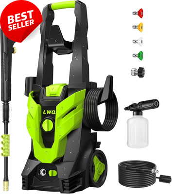 #ad #ad Pressure Washer w 4 Nozzles amp; Foam Cannon for Car Fence Driveway Patio $271.99