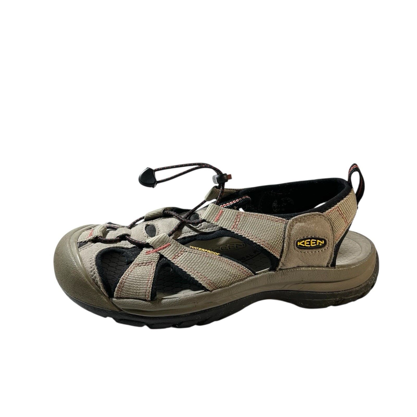 Scarpe Keen Venice uomo US 8 marrone chiaro casual toggle pizzo sandali da trekking