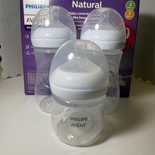 Philips Avent Natural Response Gift Set 3 Bottles 9oz x 2 4oz x 1 Extras