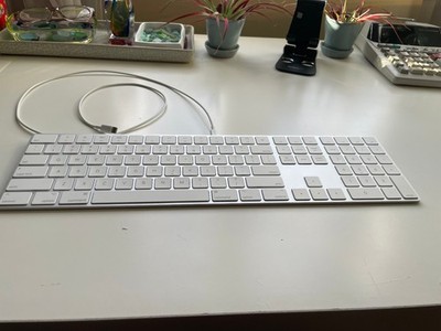 Apple Magic Keyboard with Numeric Keypad and USB-C to Lightning Cable